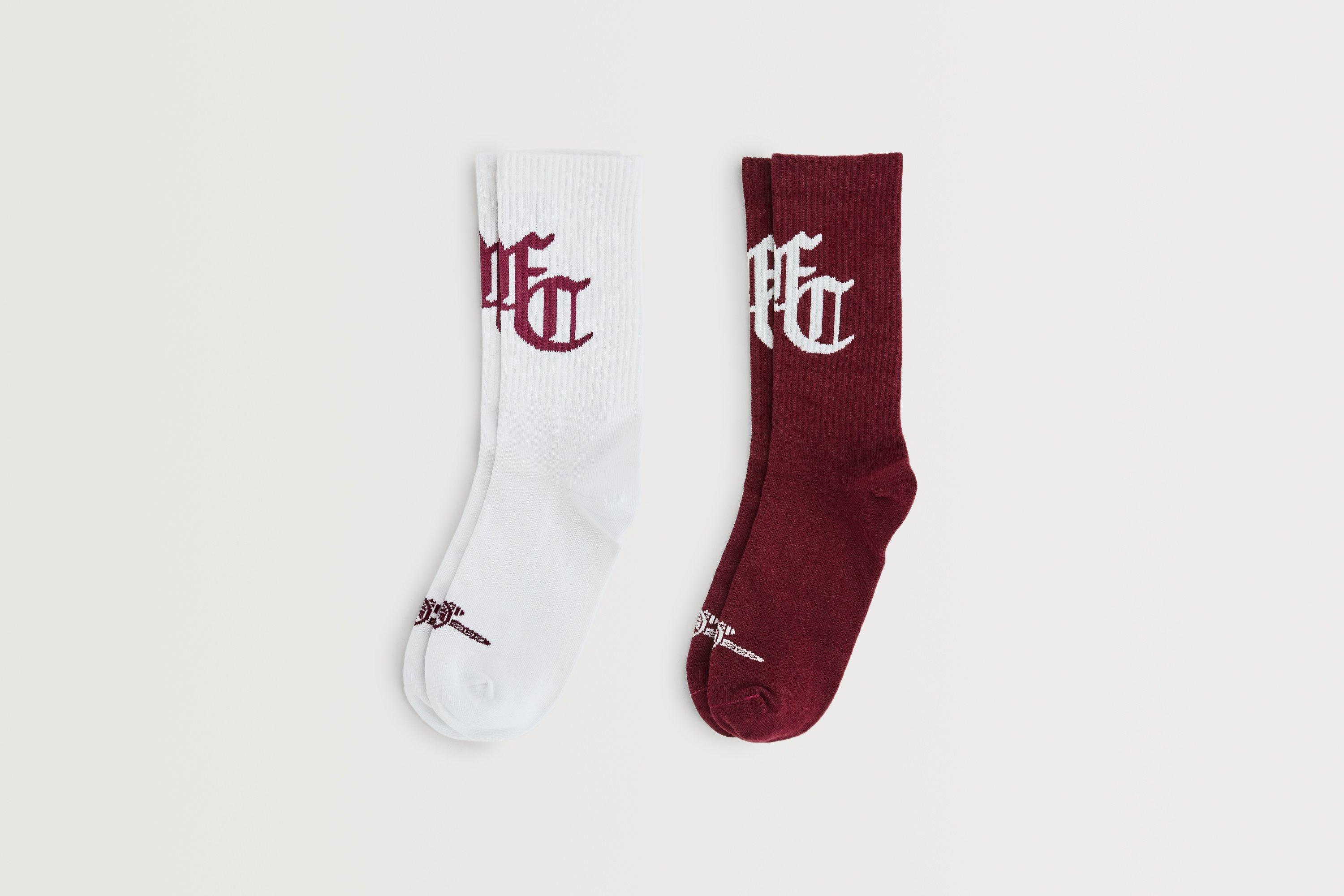 Arsenal Classics 2pk Embroidered Monogram Socks