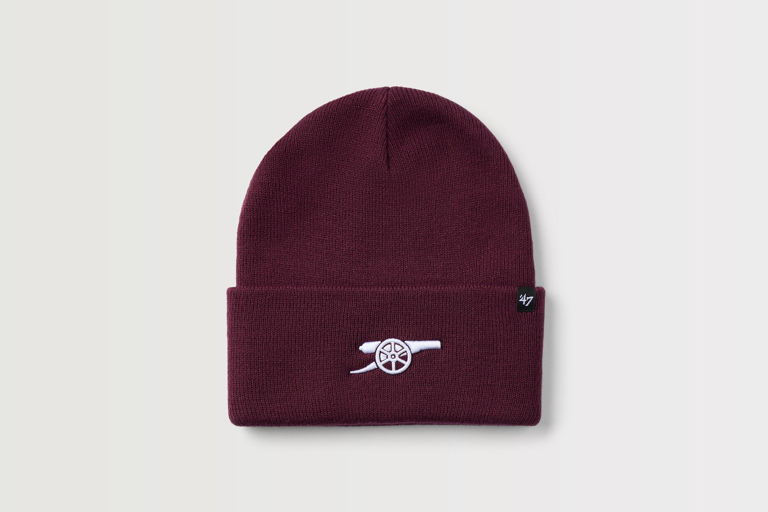 Arsenal 47 Burgundy Cannon Beanie