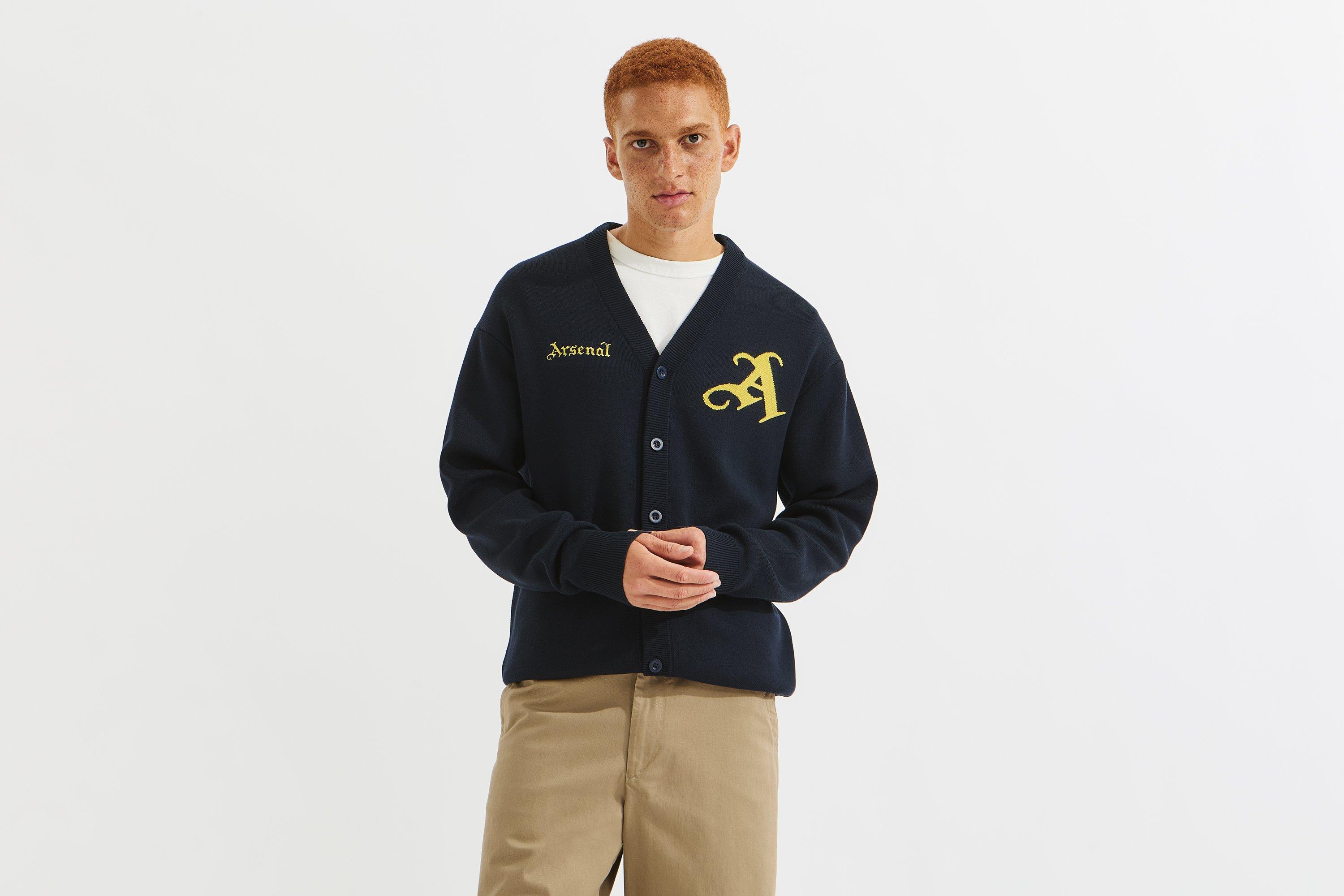 Arsenal Unisex Gothic A Knitted Cardigan