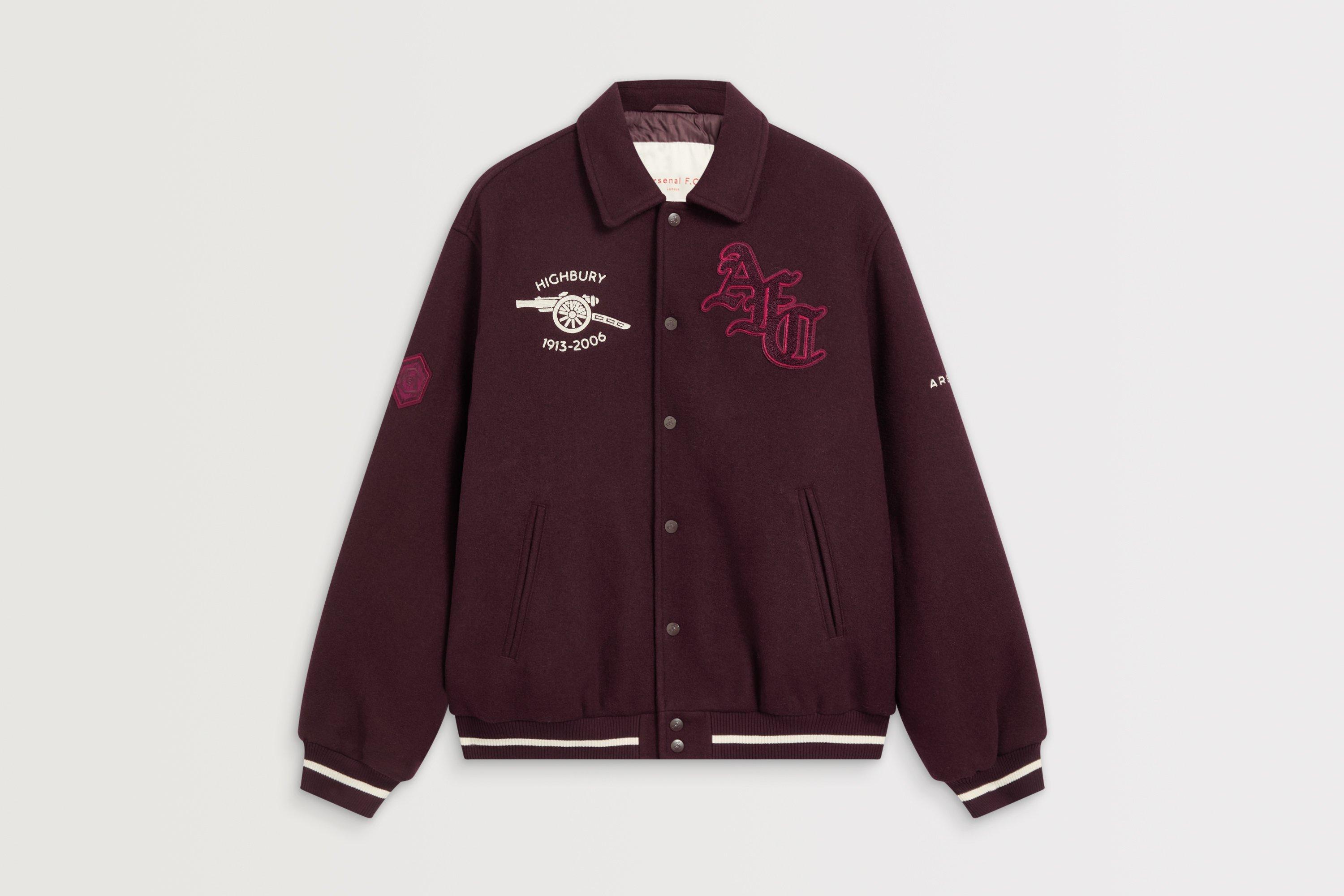 Arsenal Classics Records Varsity Jacket