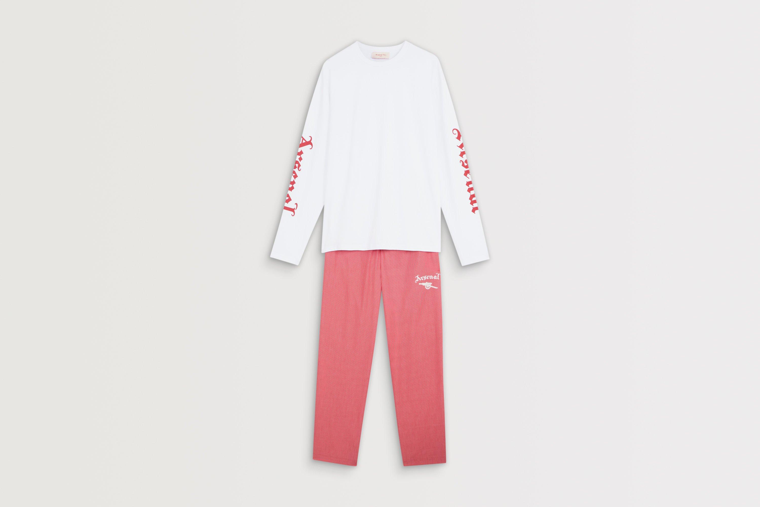 Arsenal Essentials Gothic Stripe Poplin Pyjama Set