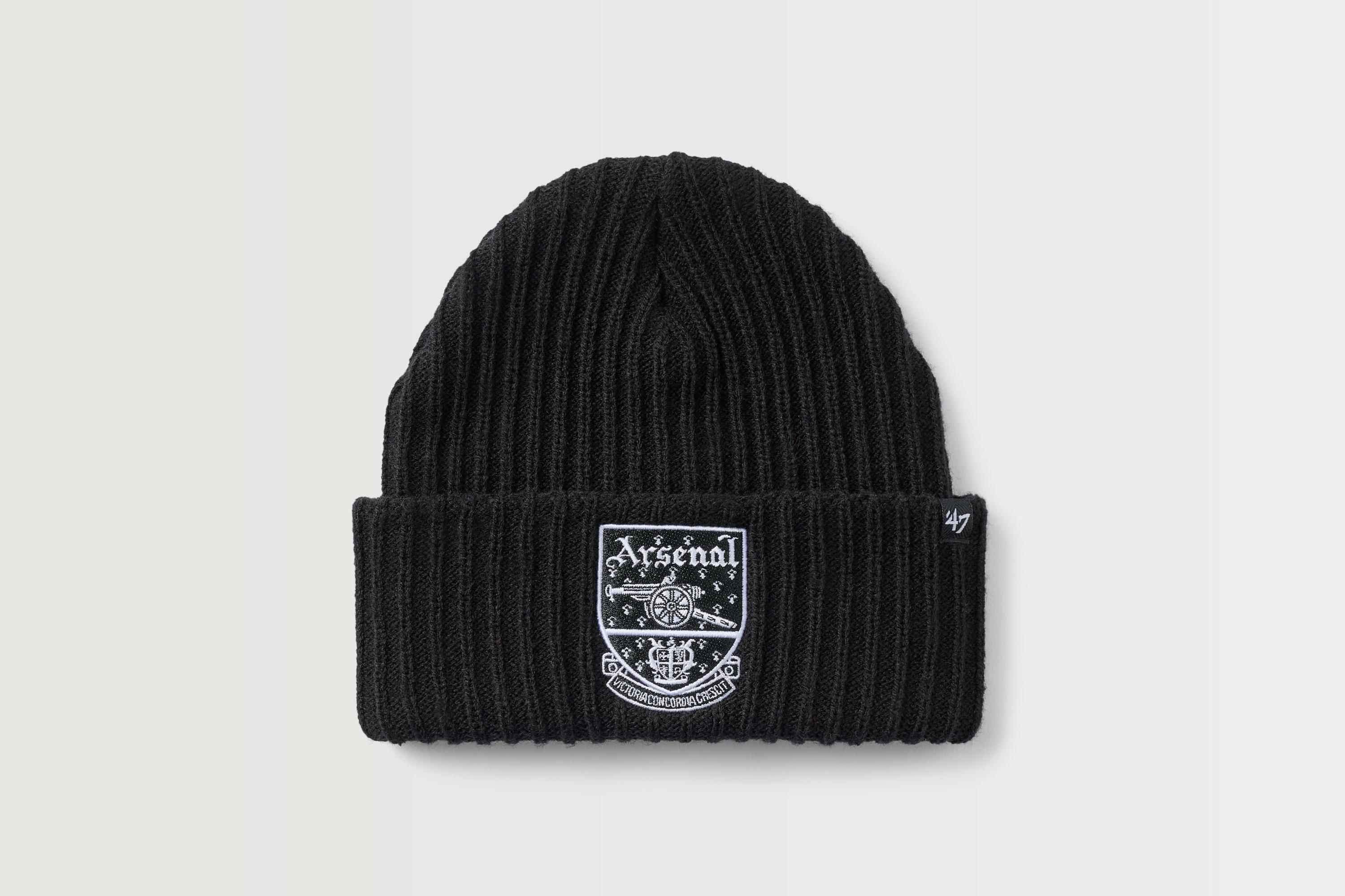 Arsenal 47 Black Concordia Crest Beanie