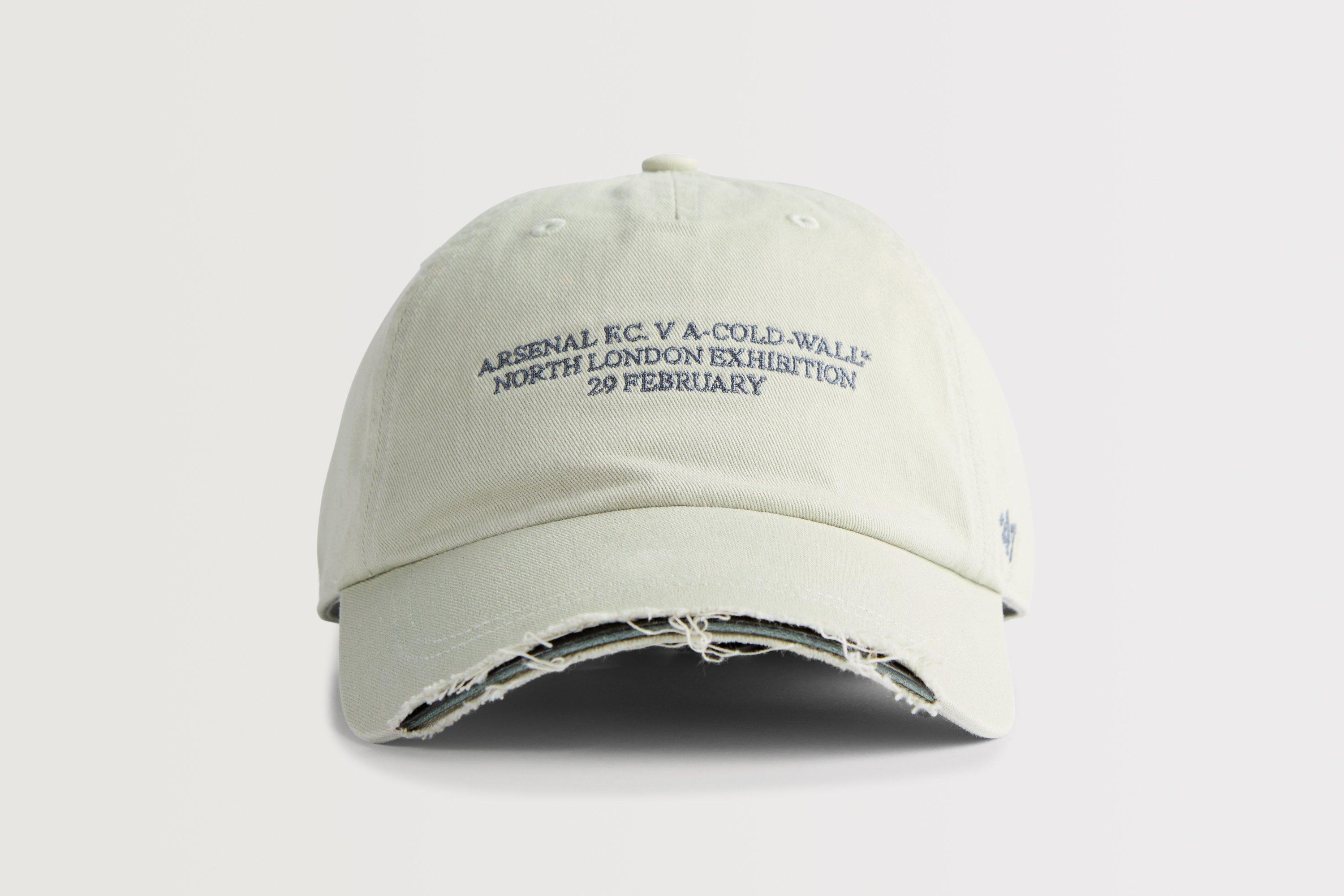 Arsenal x A-COLD-WALL* 47 Avenell Stone Distressed Cap