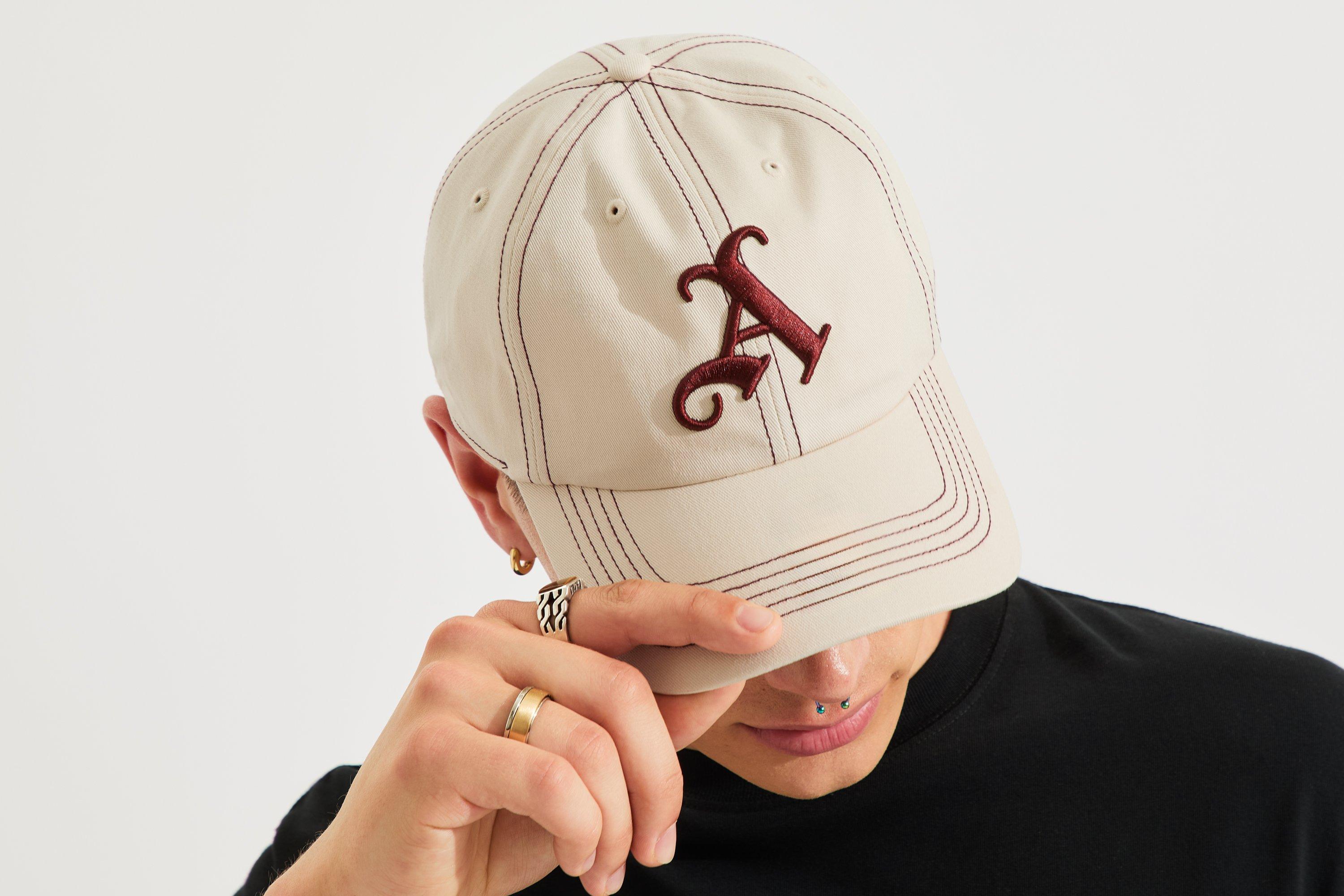 Arsenal 47 Beige Gothic A Contrast Stitch Cap