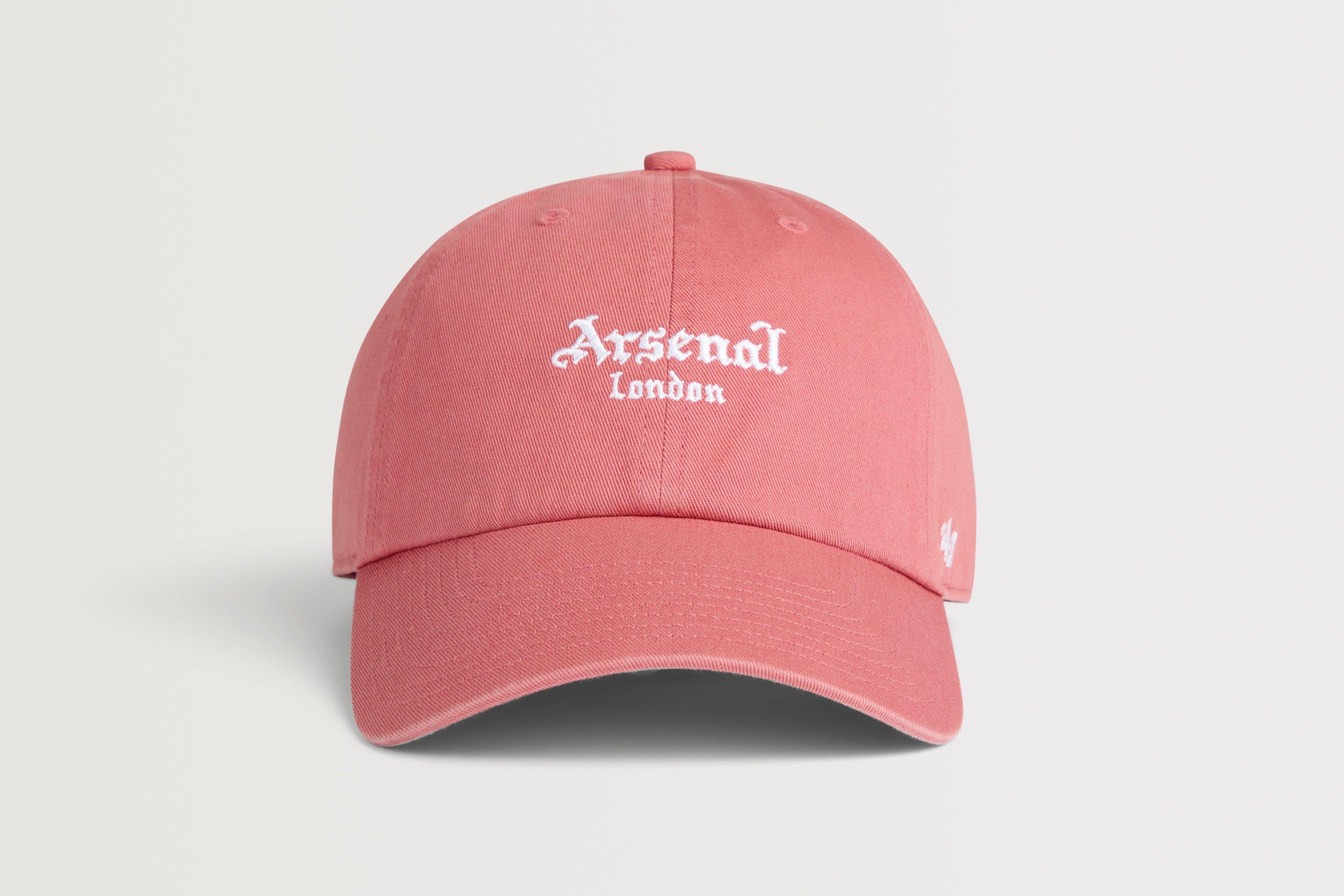 Arsenal 47 Coral Gothic Script Cap