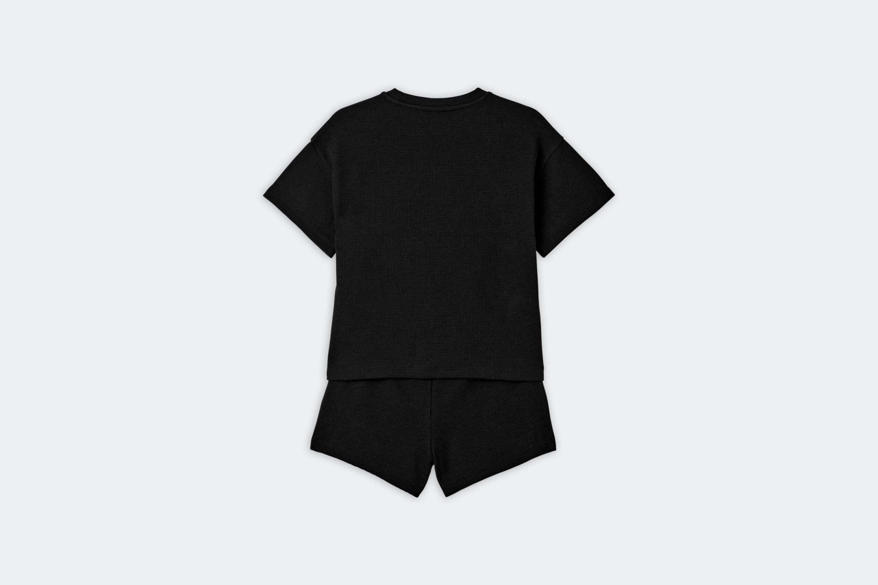 Arsenal Girls Black Cannon Pyjamas