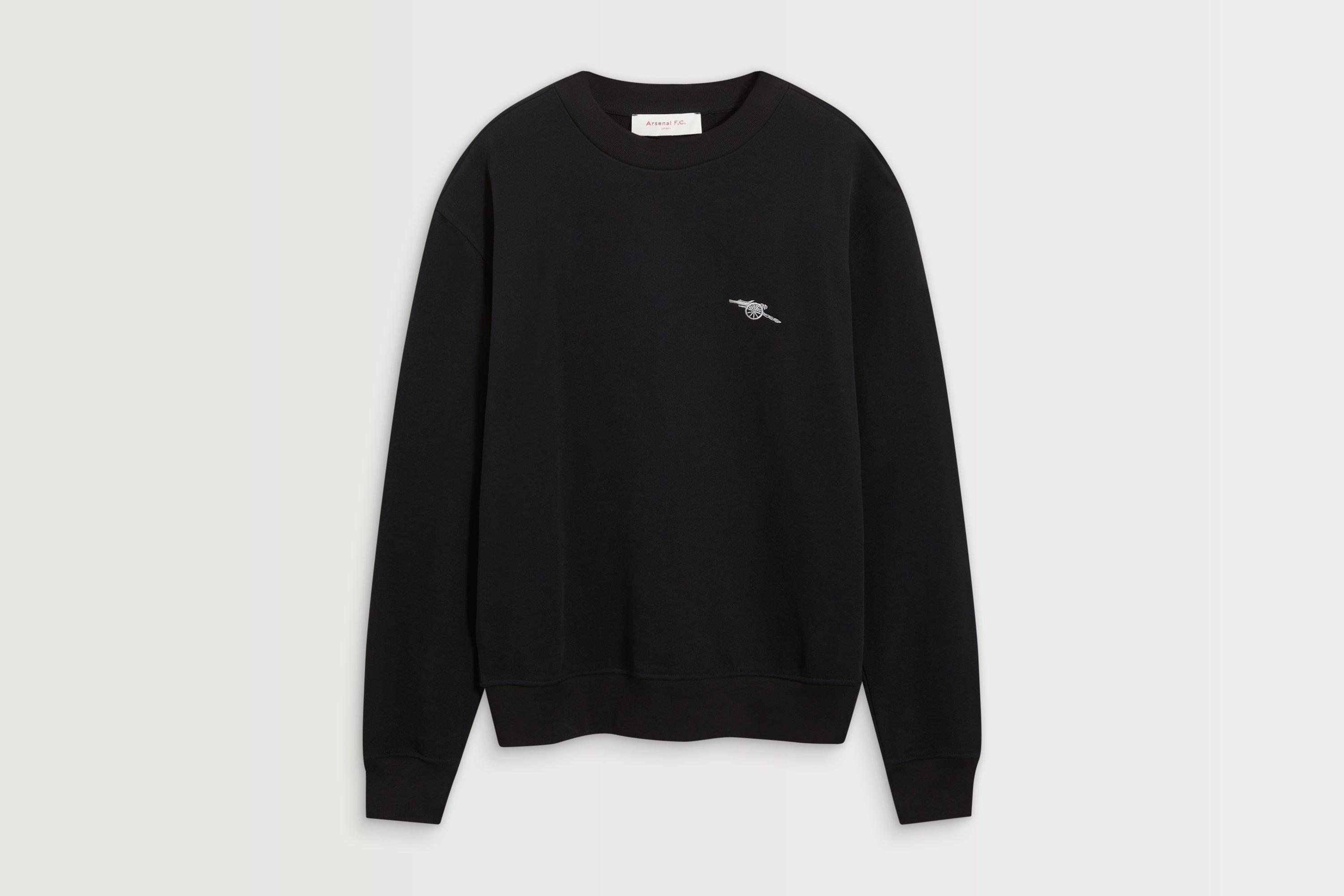 Arsenal Essentials Black Cannon Sweatshirt