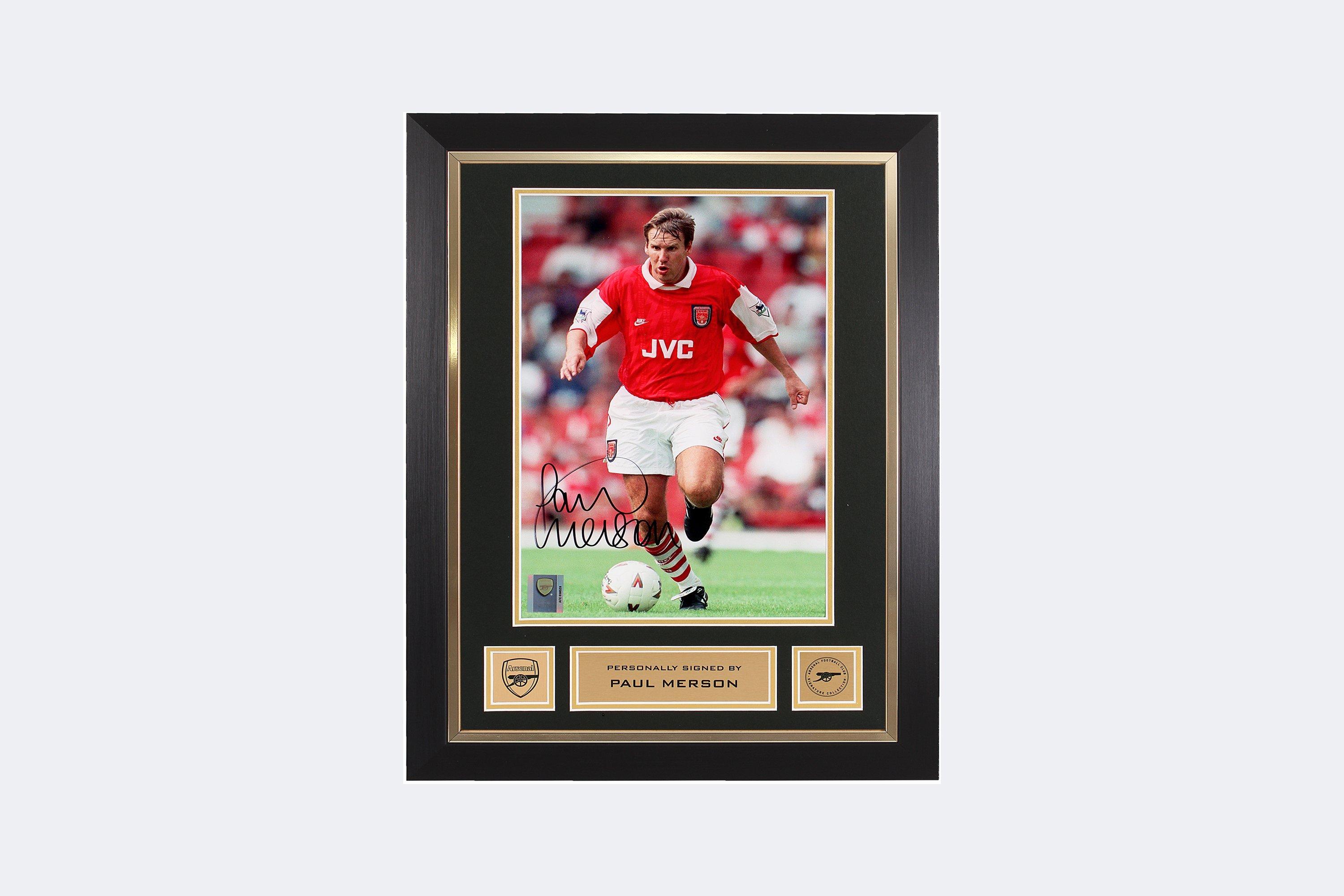 Arsenal Paul Merson Signed Print