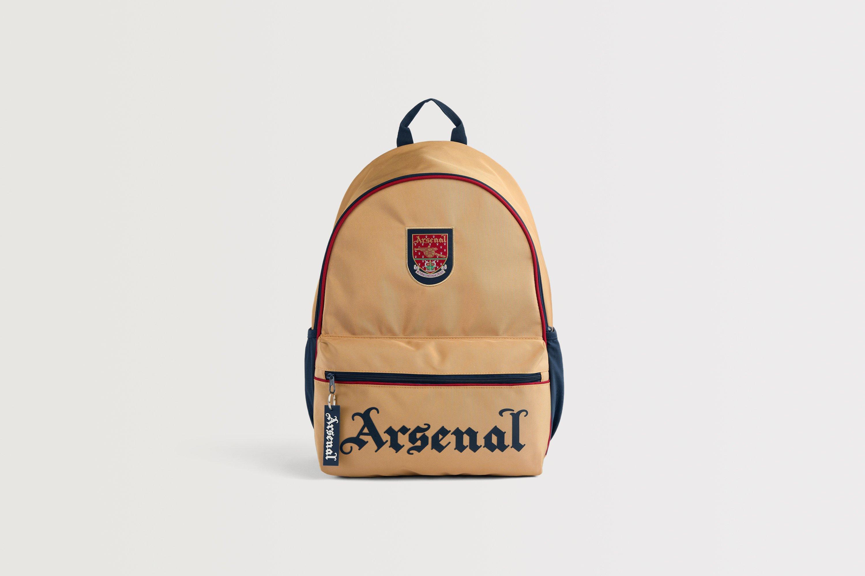 Arsenal Retro Crest Backpack in Gold