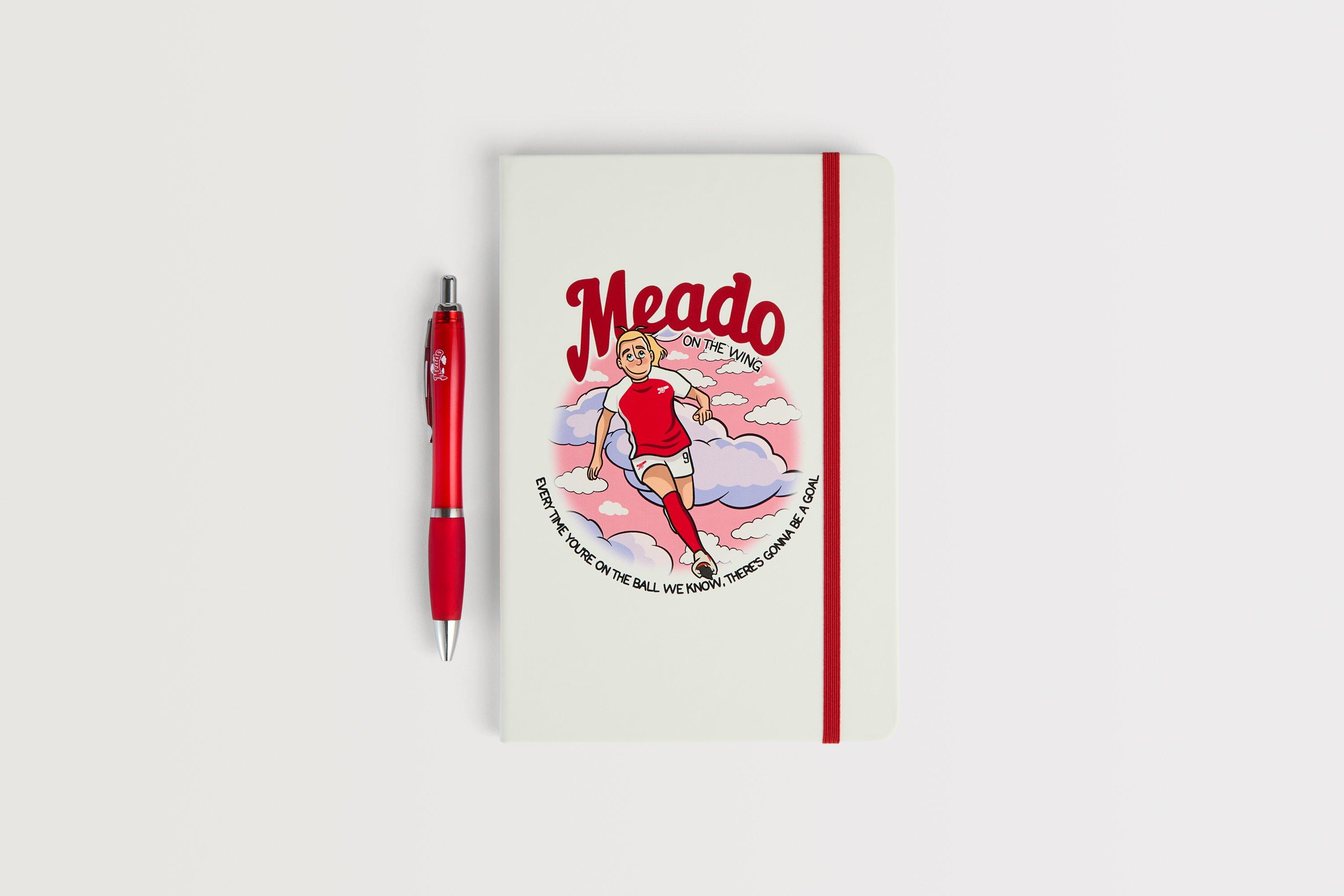 Arsenal Meado on The Wing Notebook and Pen Set