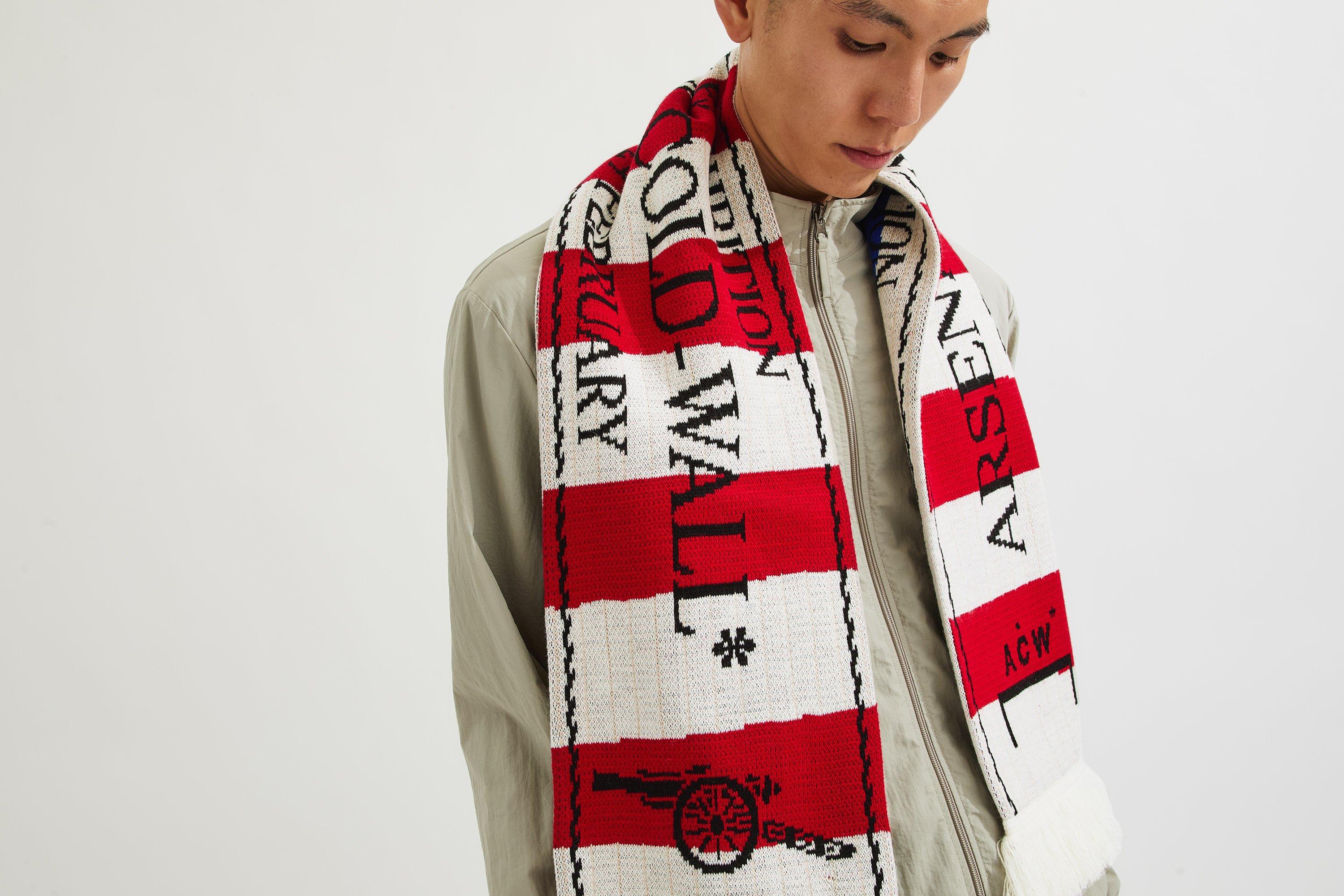 Arsenal x A-COLD-WALL* Derby Red Scarf