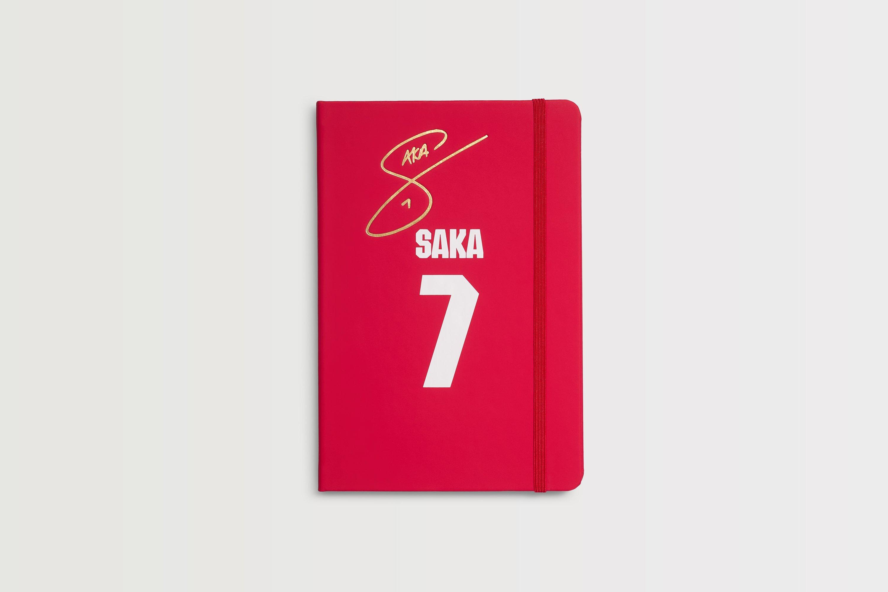 Arsenal Saka Notebook