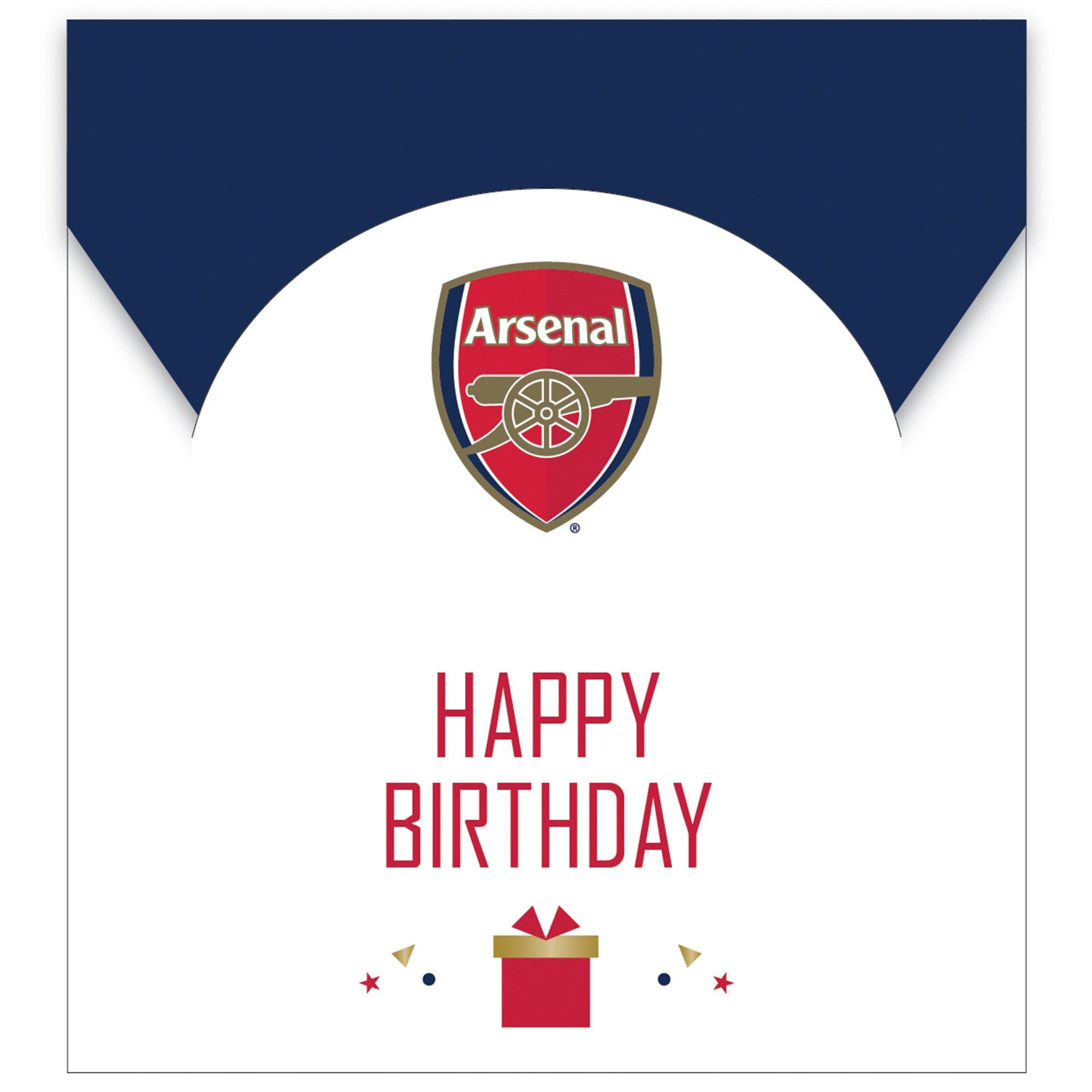 Arsenal Happy Birthday Gift Card 100