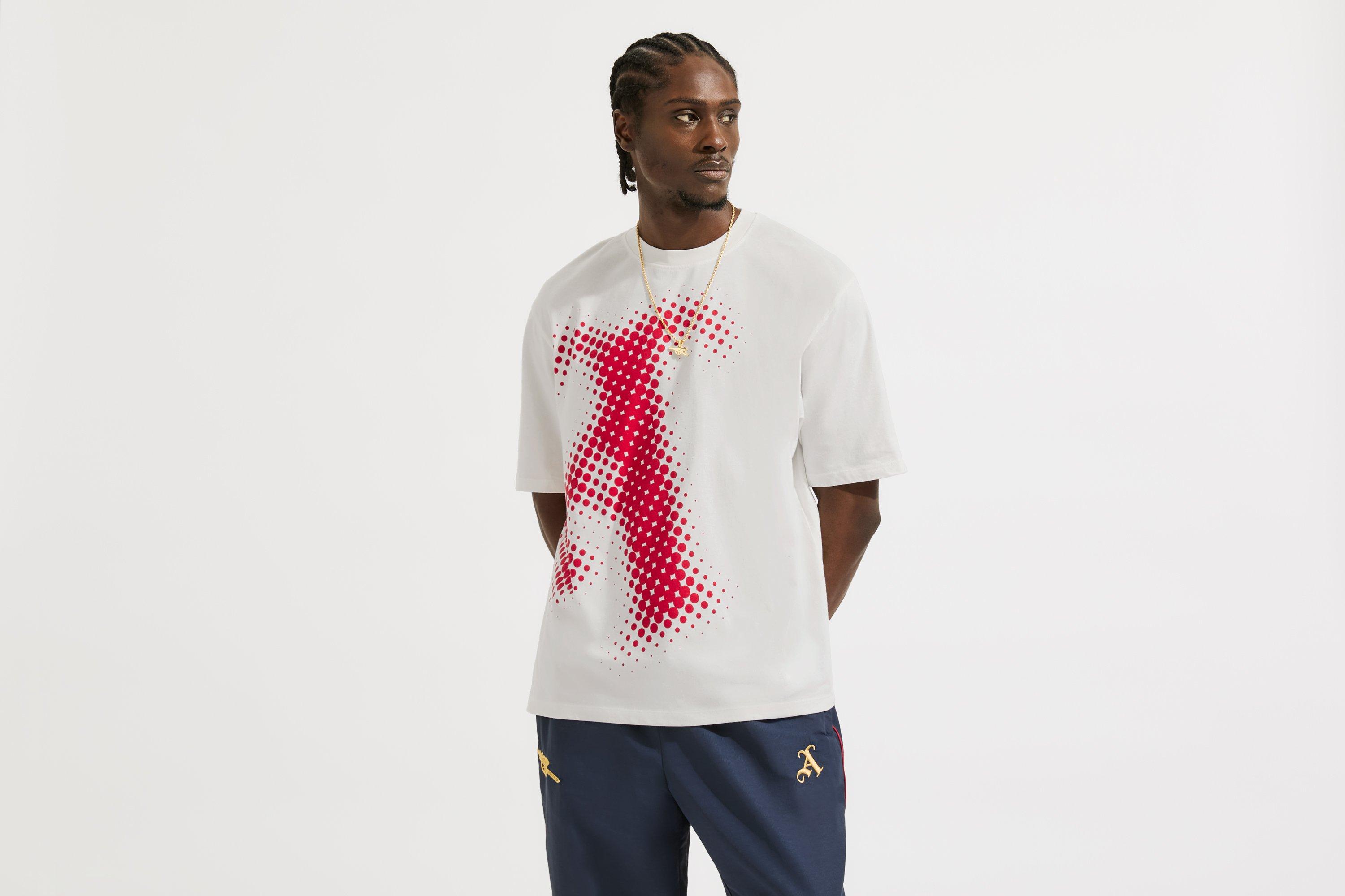 Arsenal Half Tone T-Shirt in White