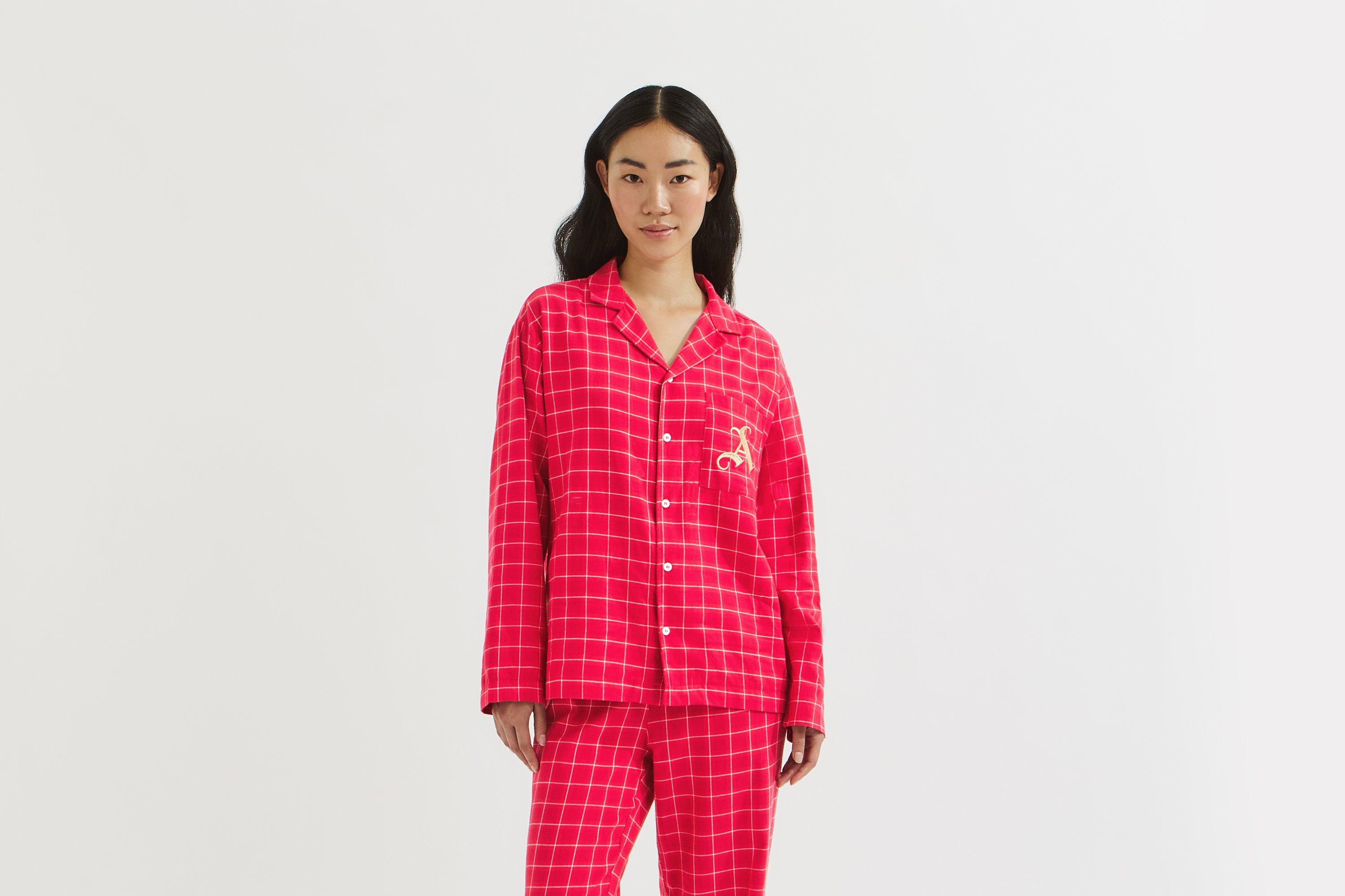 Arsenal Essentials Womens Premium Check Pyjama Set