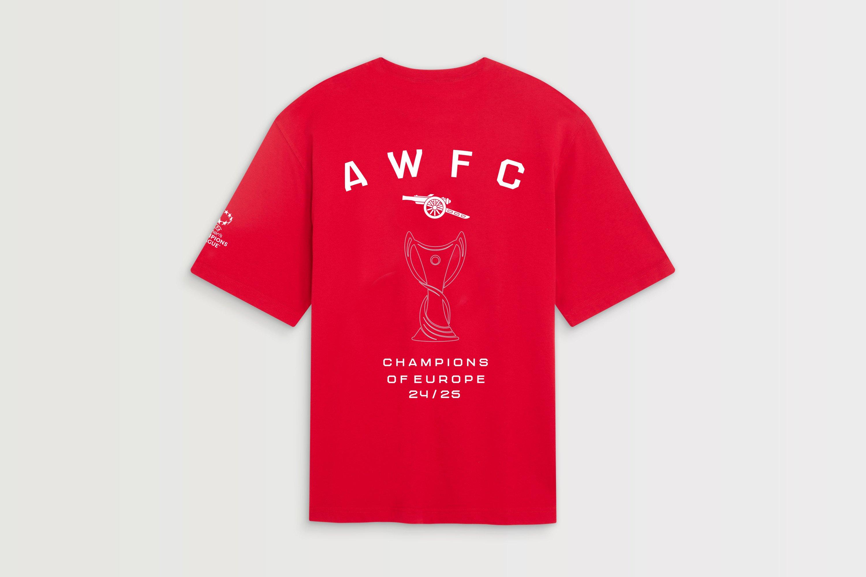 Arsenal UWCL Winners Kids T-Shirt