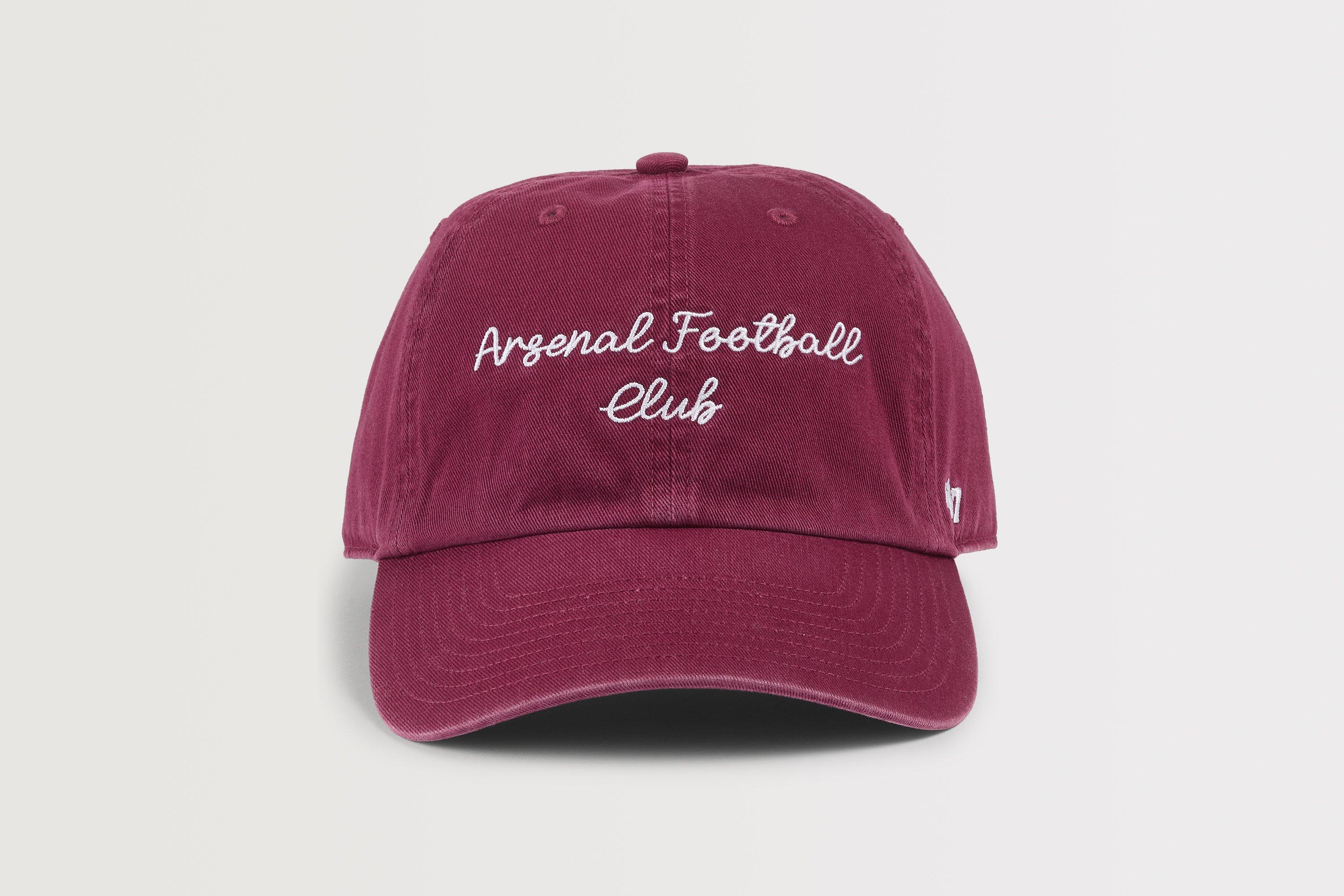 Arsenal 47 Burgundy Script Cap