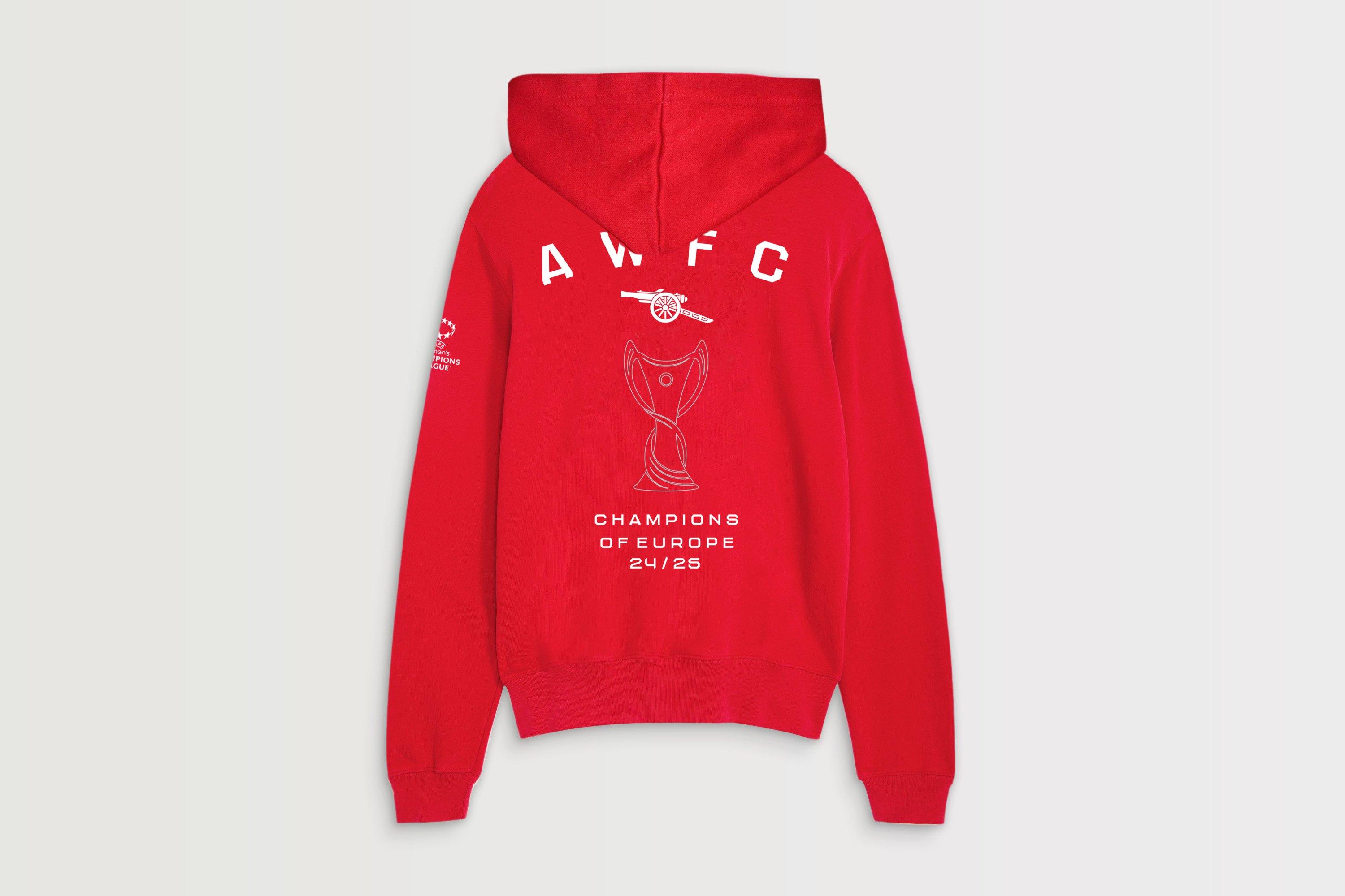 Arsenal UWCL Winners Unisex Hoodie