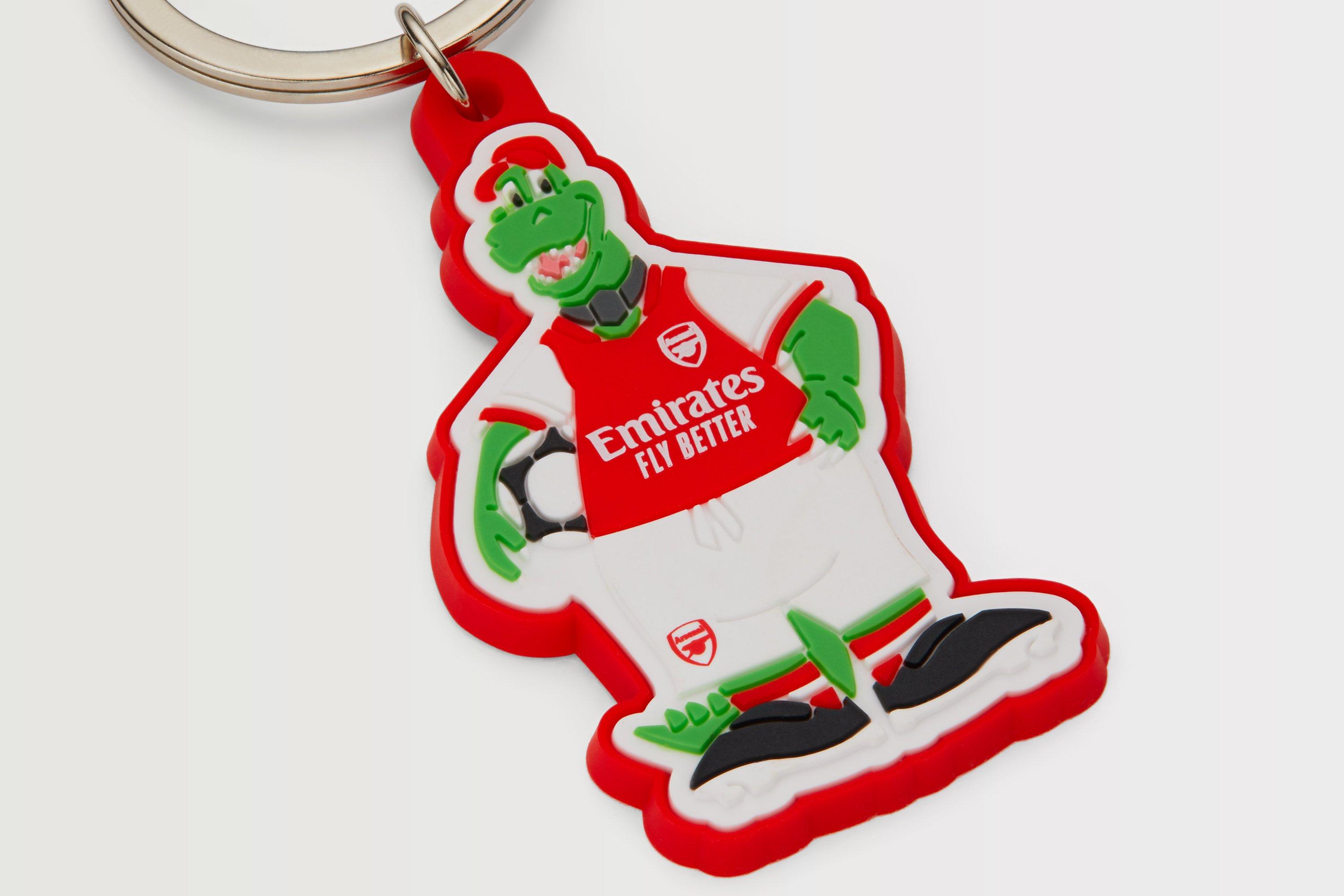 Arsenal Gunnersaurus Keyring and Magnet Set