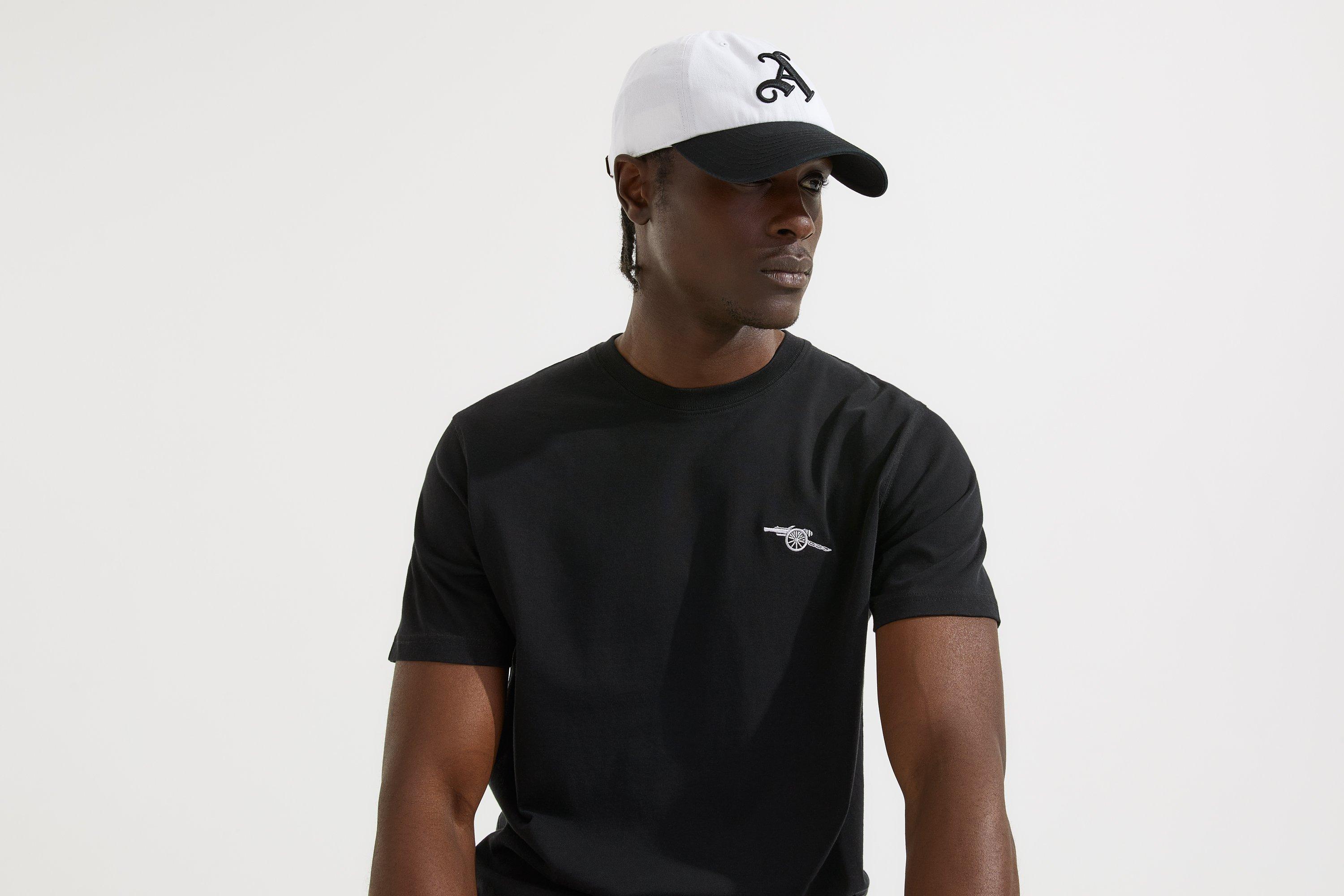 Arsenal 47 Two-Tone Black and White Gothic A Cap