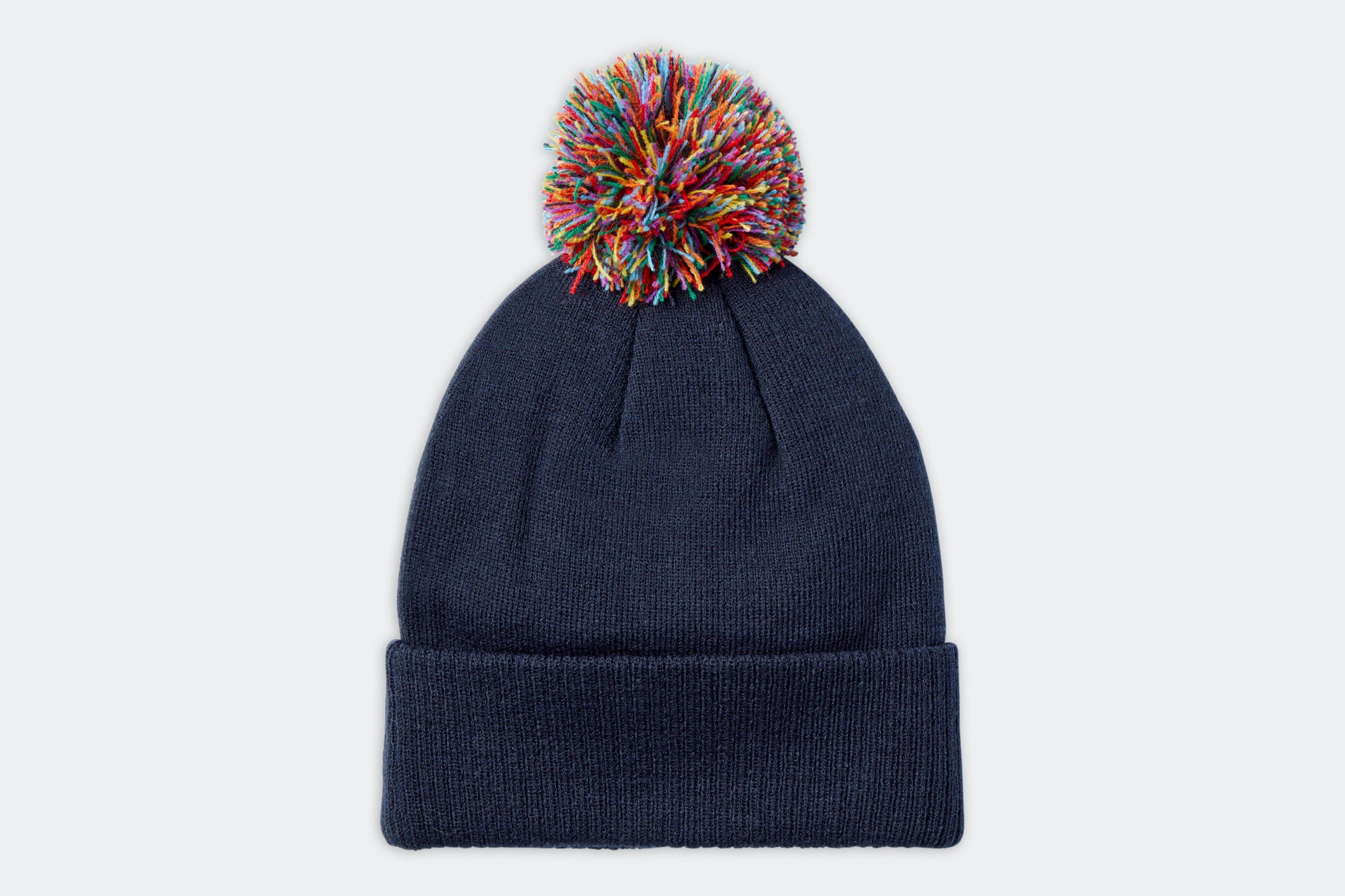 Arsenal Rainbow Crest Beanie