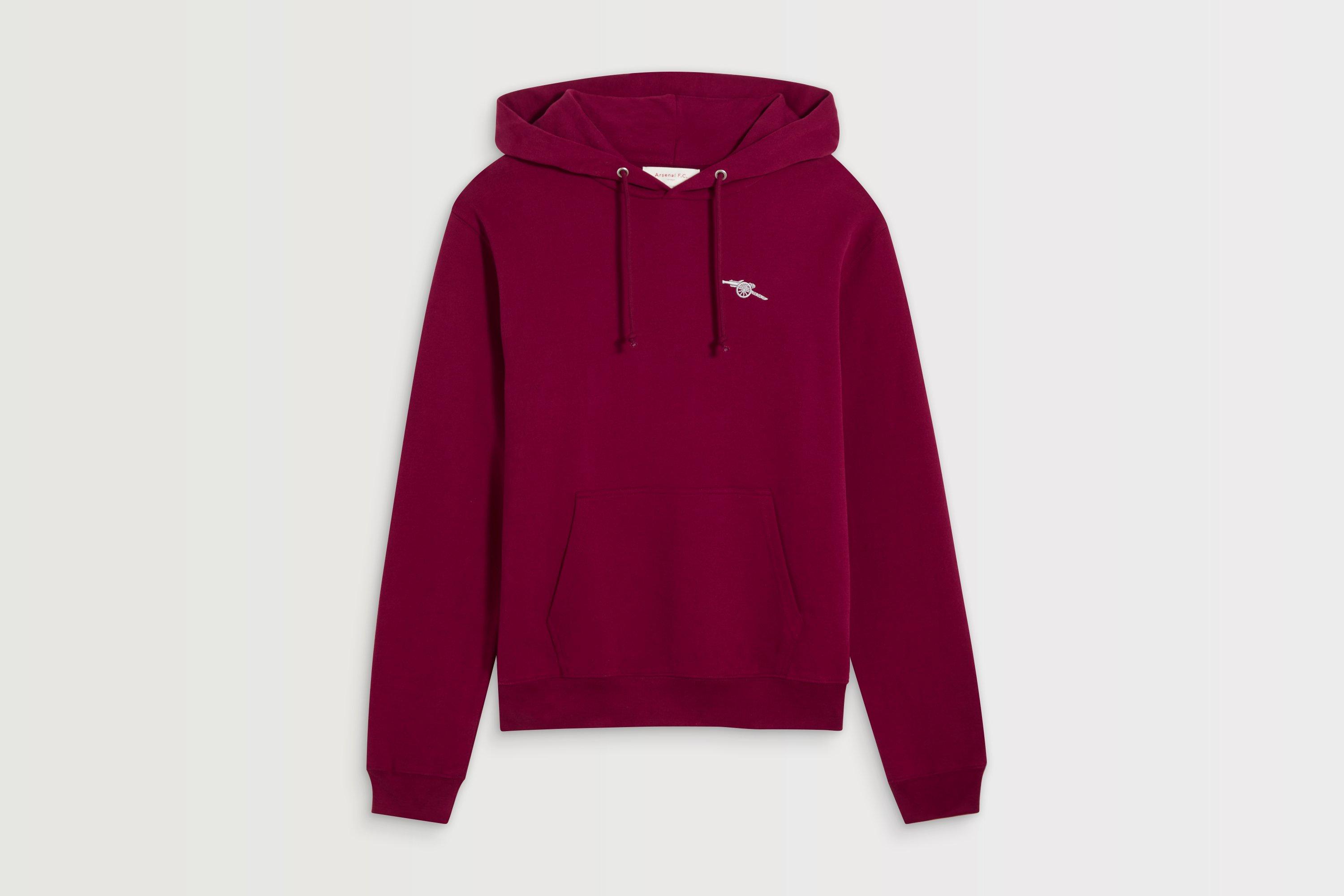 Arsenal Essentials Burgundy Cannon Hoodie