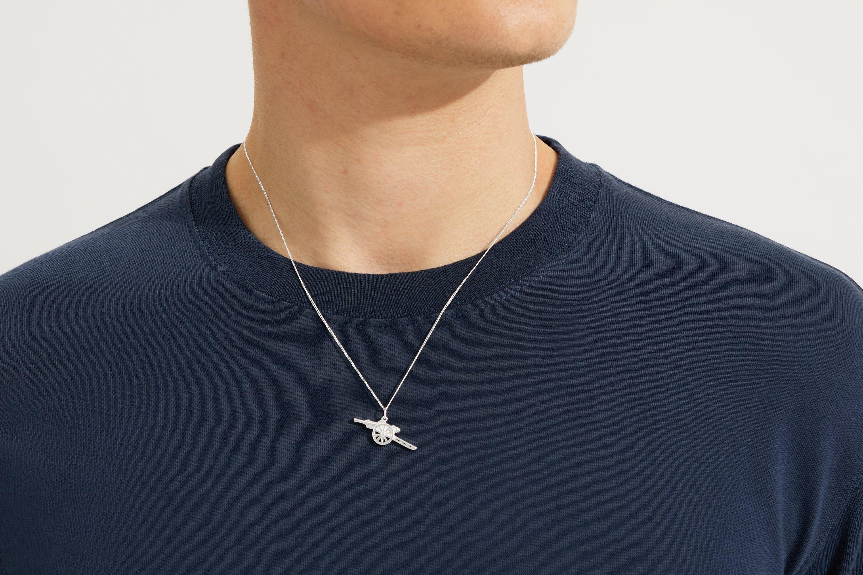 Arsenal Sterling Silver Cannon Pendant
