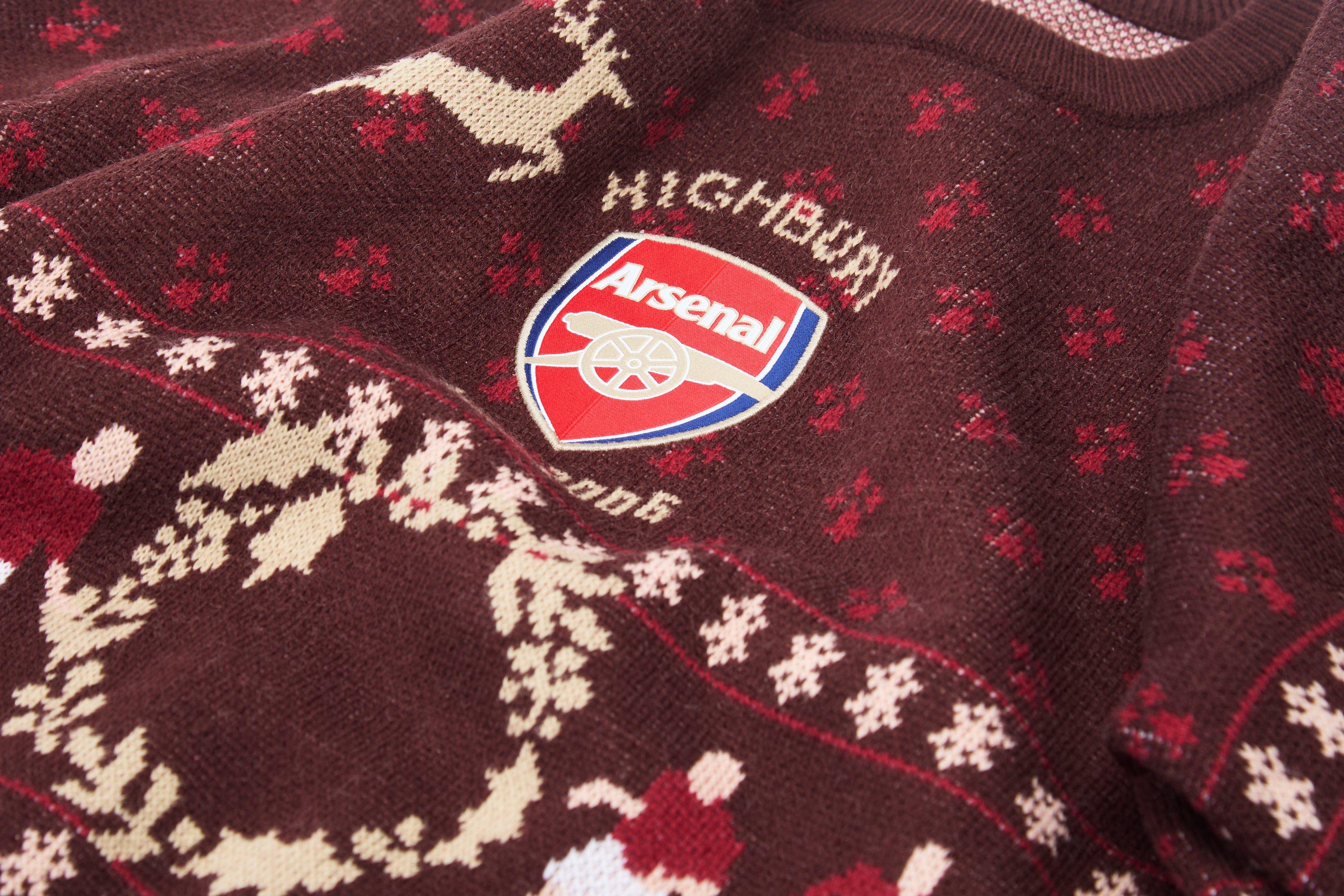 Arsenal Kids Highbury Christmas Jumper