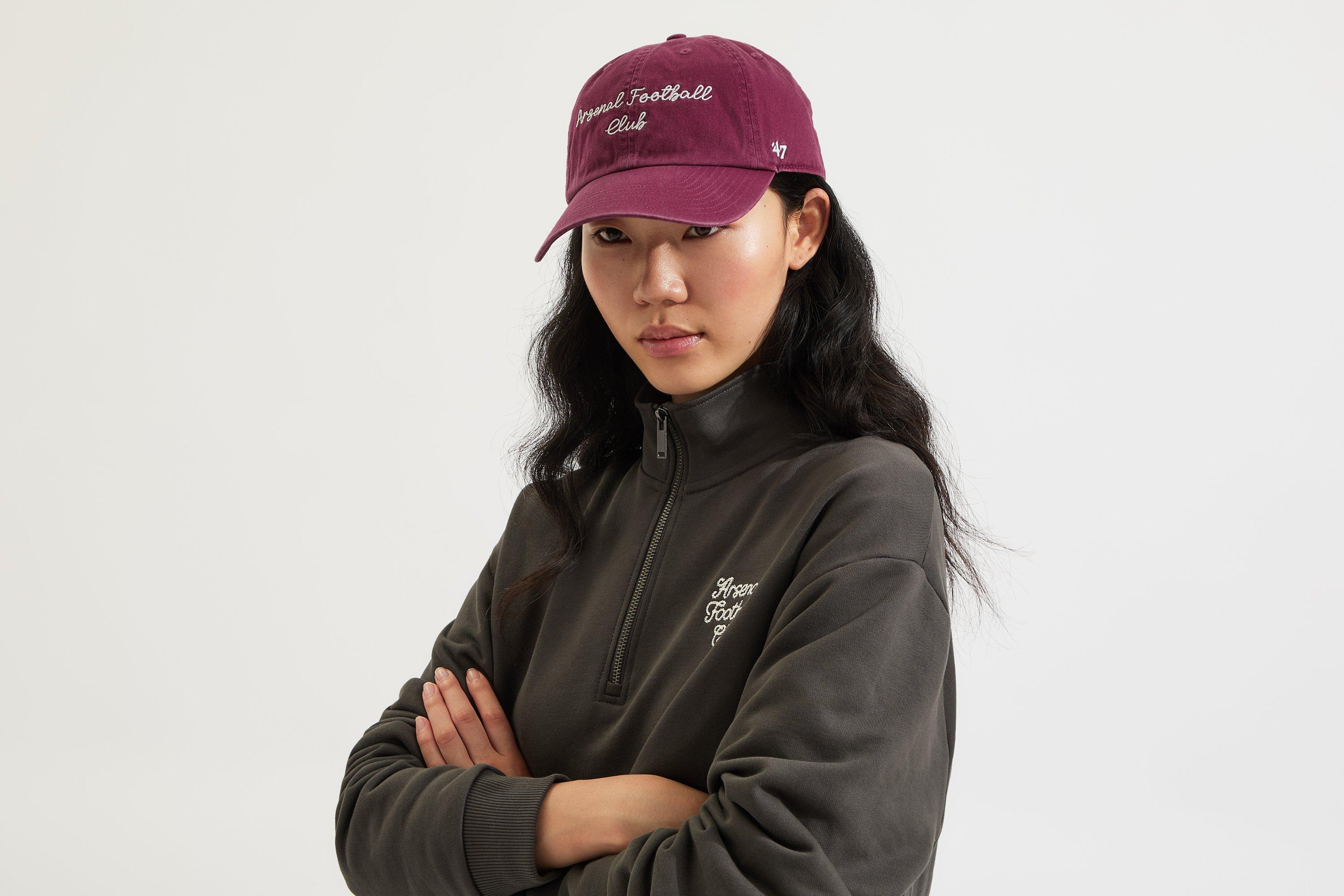 Arsenal 47 Burgundy Script Cap