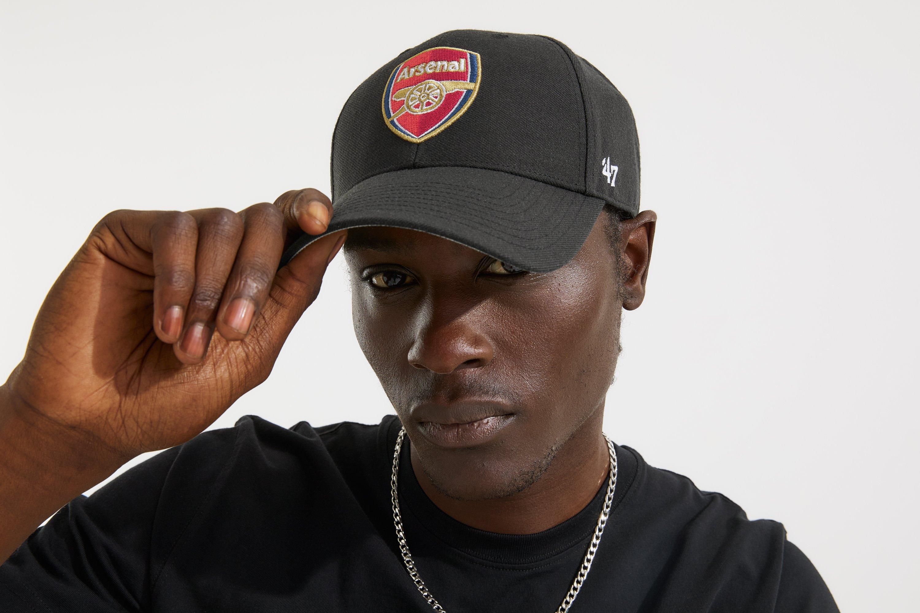 Arsenal 47 Black Crest Cap