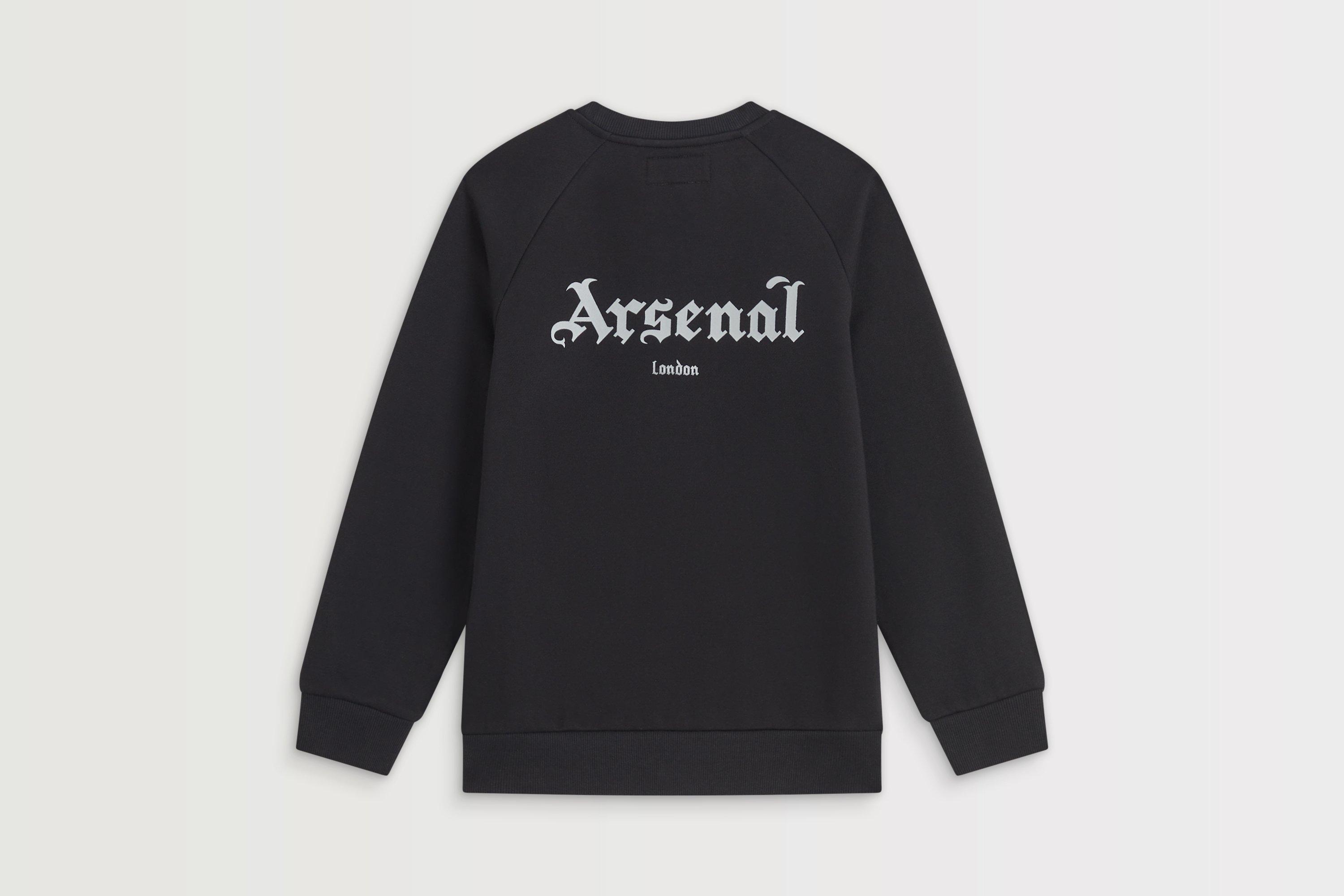 Arsenal Kids Black Concordia Sweatshirt