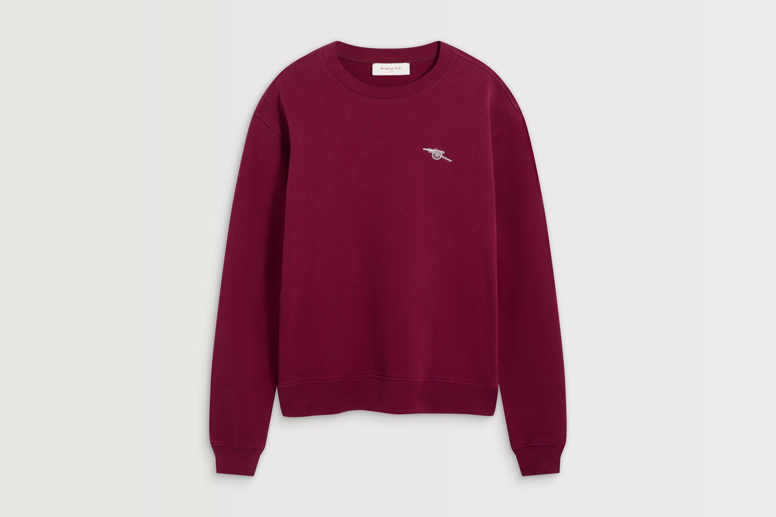 Arsenal Essentials Burgundy Cannon Sweatshirt
