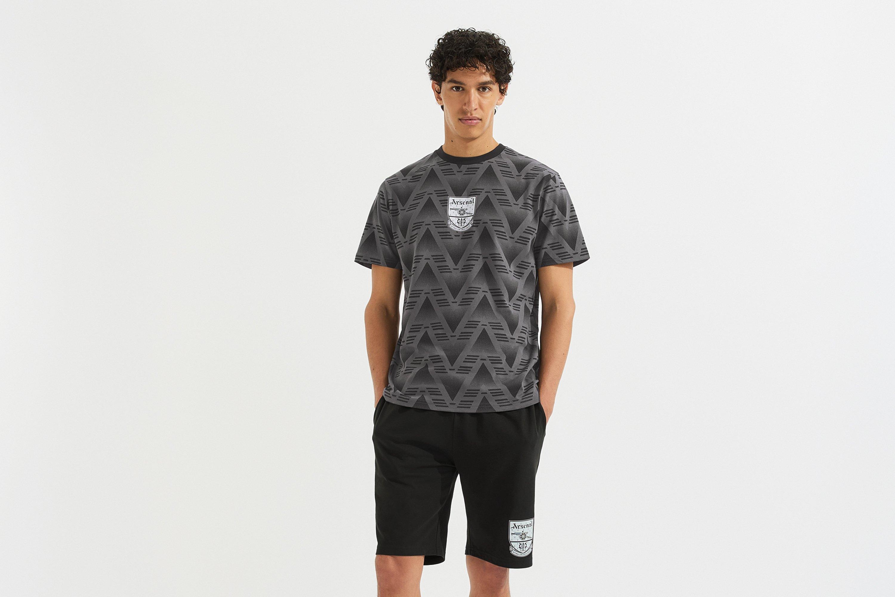 Arsenal Classics Black Bruised Banana Pyjama Short Set