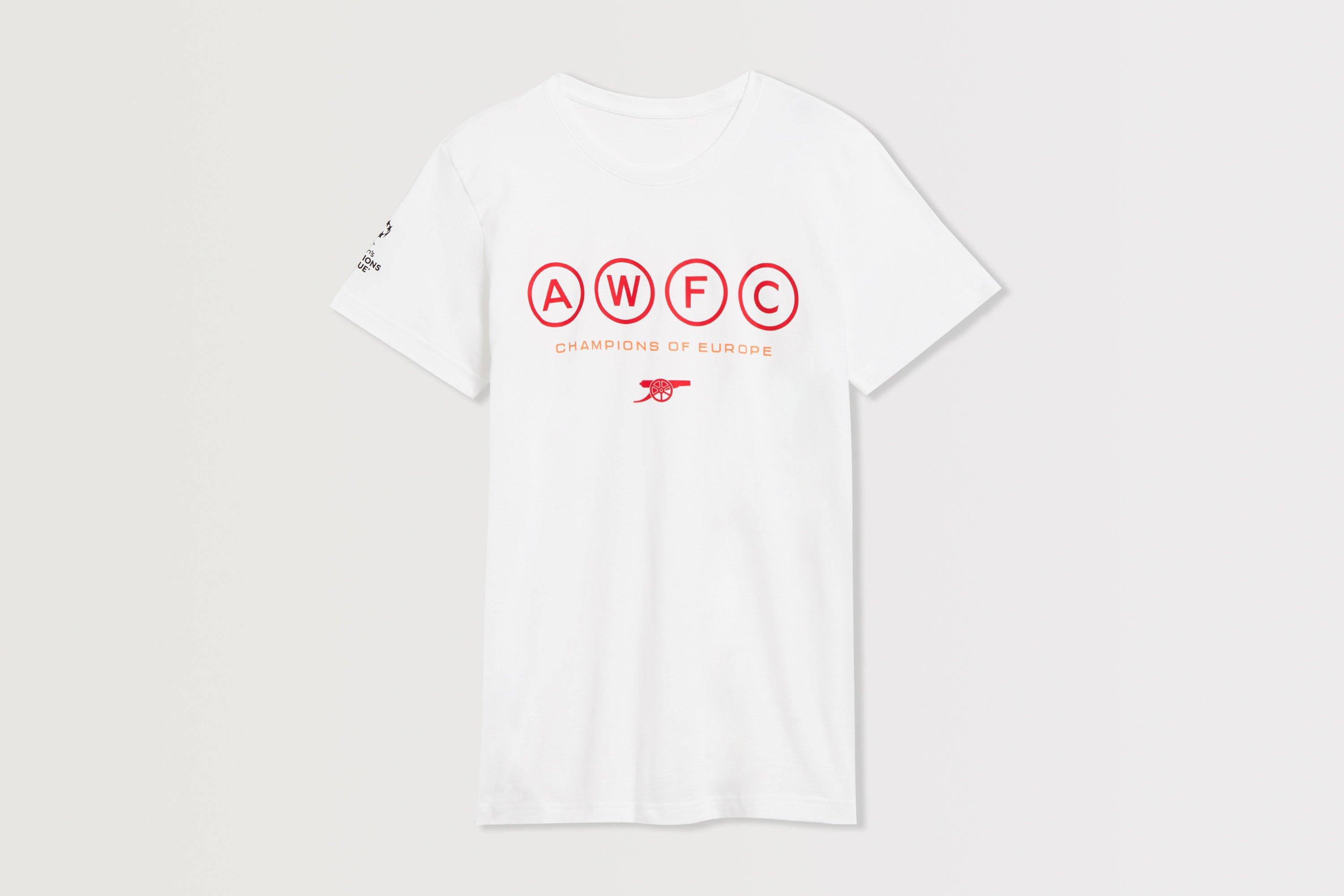Arsenal UWCL Champions Unisex T-Shirt