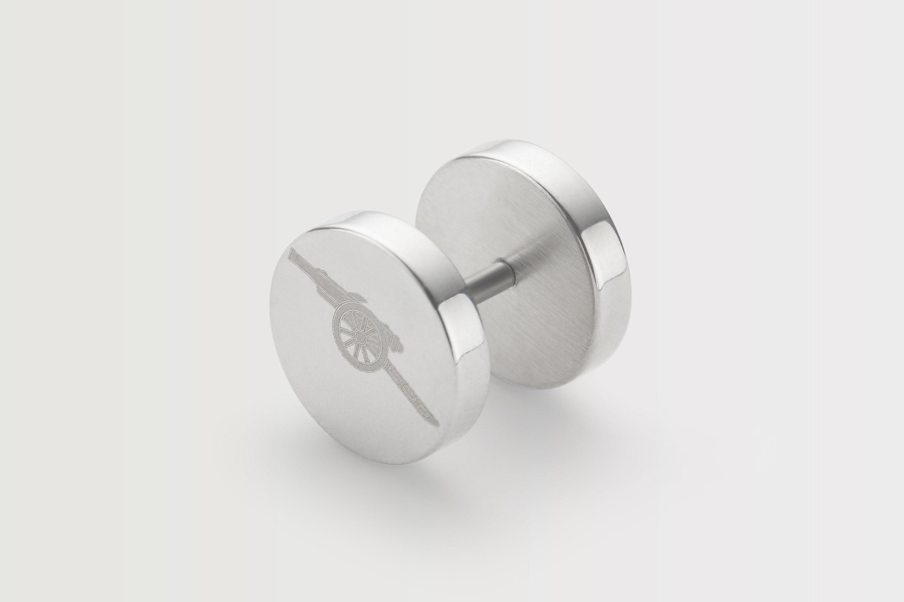 Arsenal Stainless Steel Cannon Earring