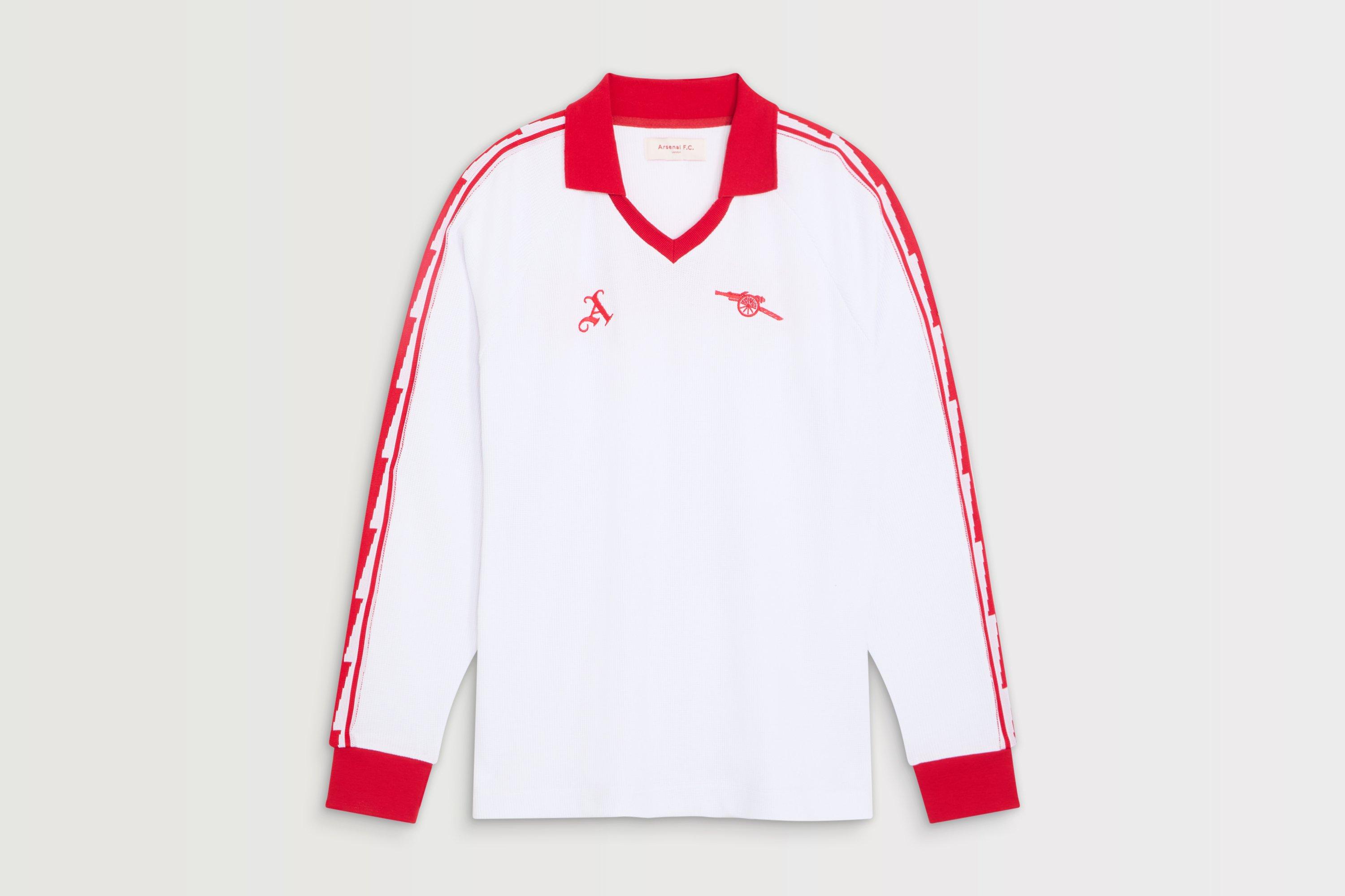 Arsenal AWFC Unisex Knitted Long Sleeved Polo Shirt